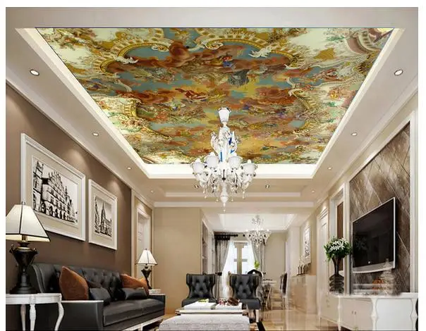 

3d murals wallpaper custom Frescoes on European painting wallpaper