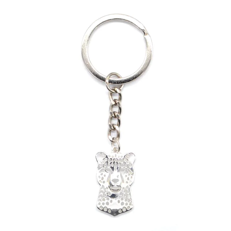 Цепочка для ключей в виде гепарда влюбленных