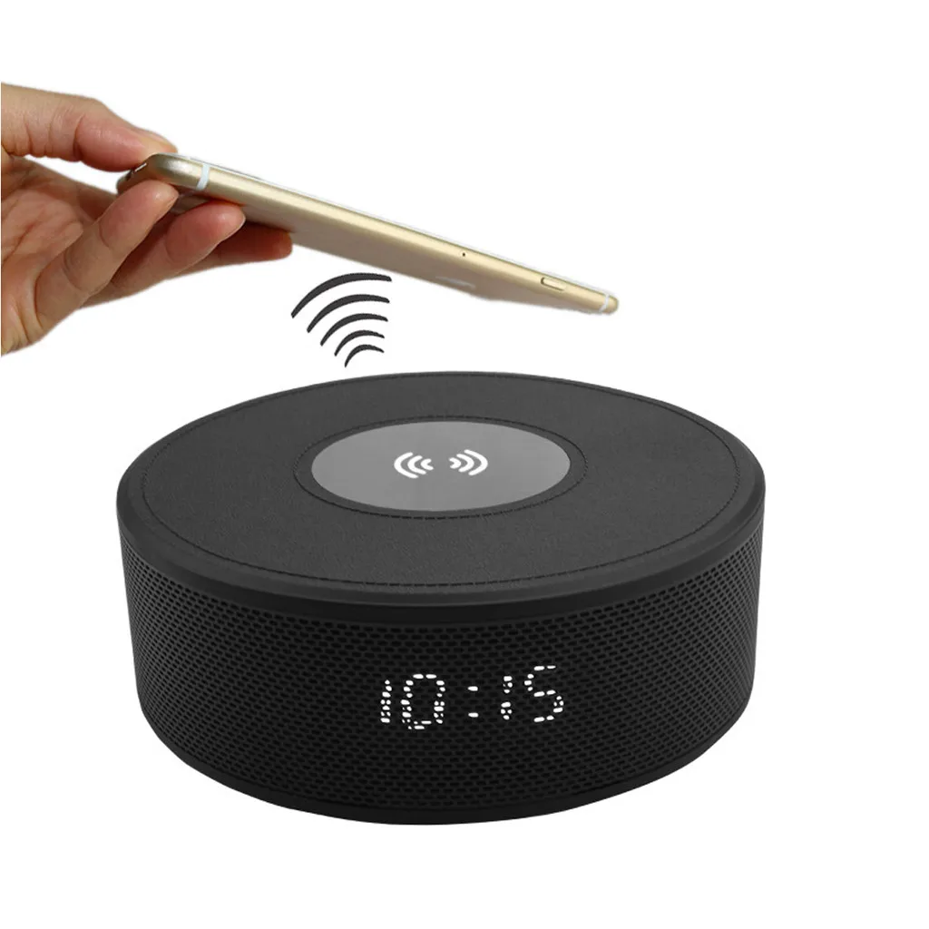 Многофункциональное Беспроводное зарядное устройство NFC Qi bluetooth колонка