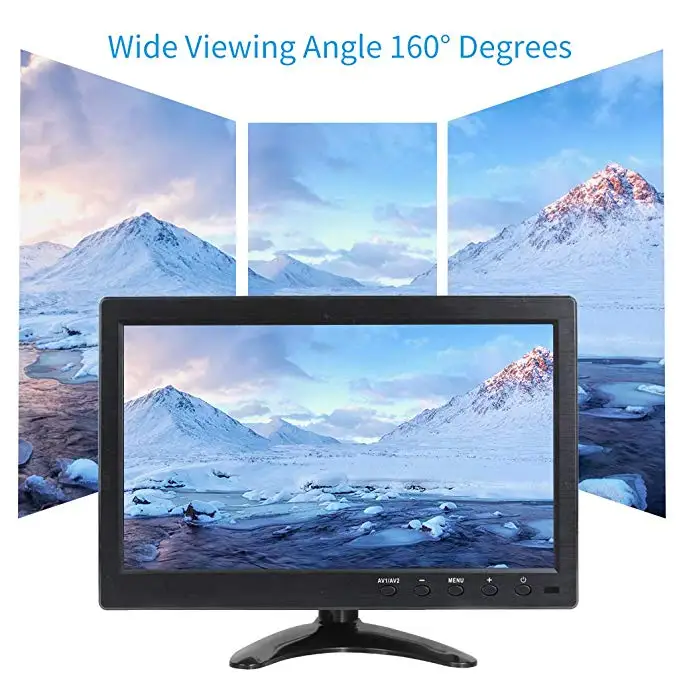 10,1 дюймов ips HDMI емкостный сенсорный экран 1280x800 СВЕТОДИОДНЫЙ монитор для PS3 4 Windows 7 8 10 VGA/AV USB компьютер светодиодный PC Автомобильный дисплей