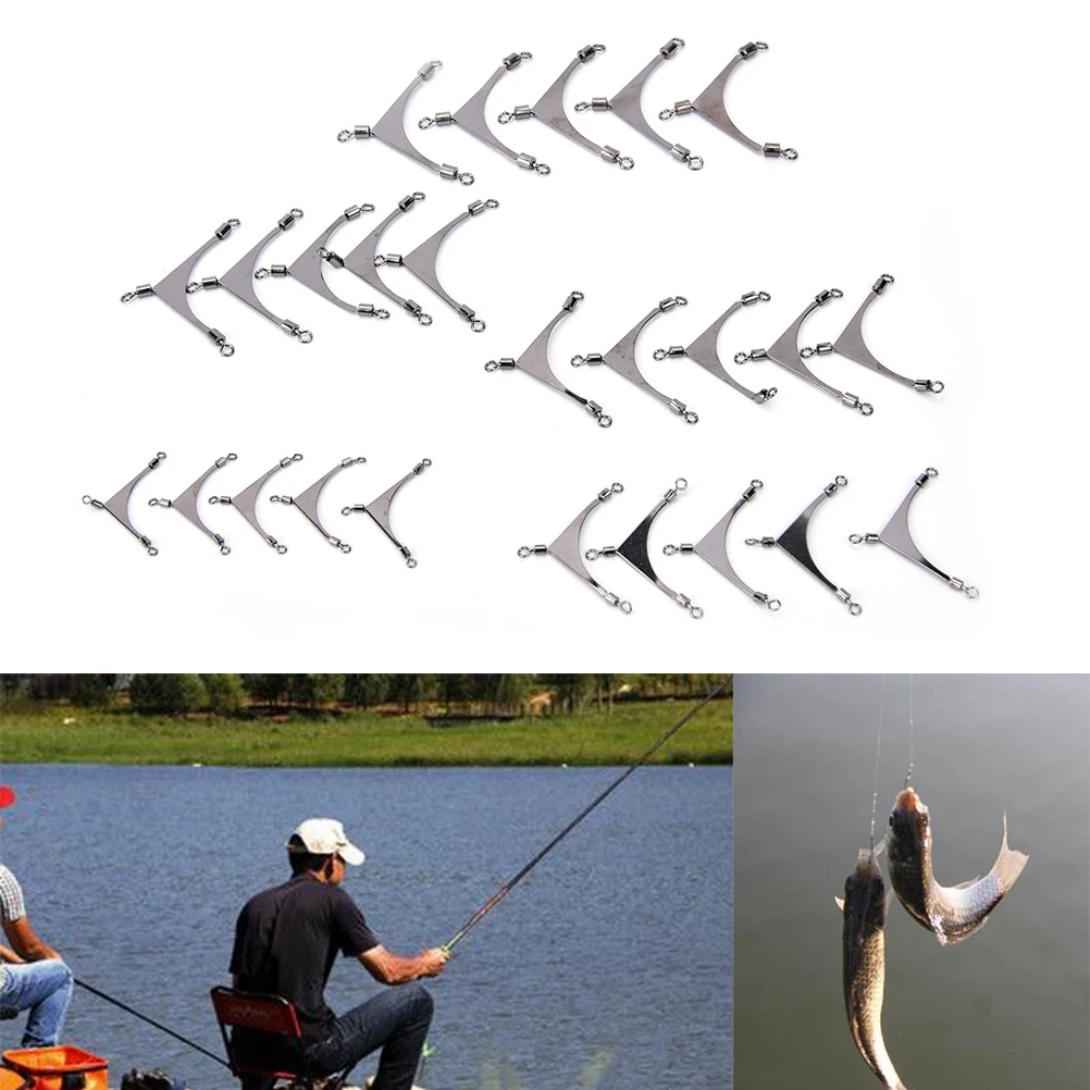 10 шт. рыболовные Вертлюги с головкой из нержавеющей стали|fishing jig head|fishing connectorswivels