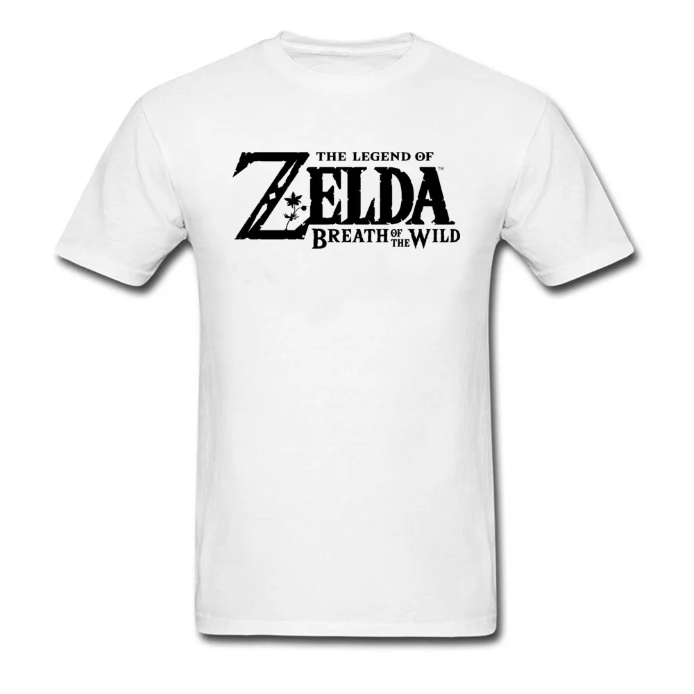 Логотип Zelda мужская черно-белая футболка 2018 хлопок летняя для фитнеса мужские