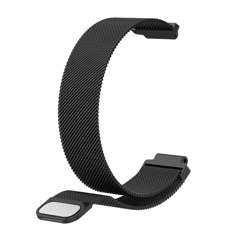 Milanese Loop Нержавеющая сталь сетки Замена ремень браслет для Garmin Forerunner220/230/235/620/735/S20/S5/S6 высокое качество 4