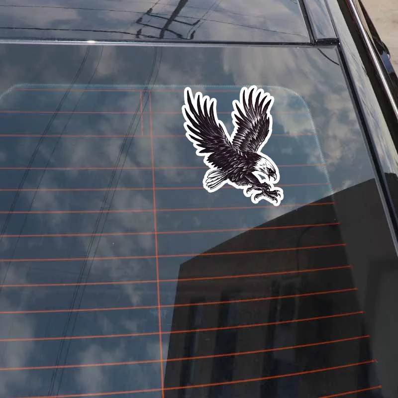 YJZT 13 3 см * 16 4 ручная роспись Wingswing Eagle ПВХ наклейка для мотоцикла и автомобиля 11-01196