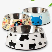 dog stainless steel bowls pet feeder food bowl non slip feeding dish cats drinking bowls puppy pets supplies accessories product