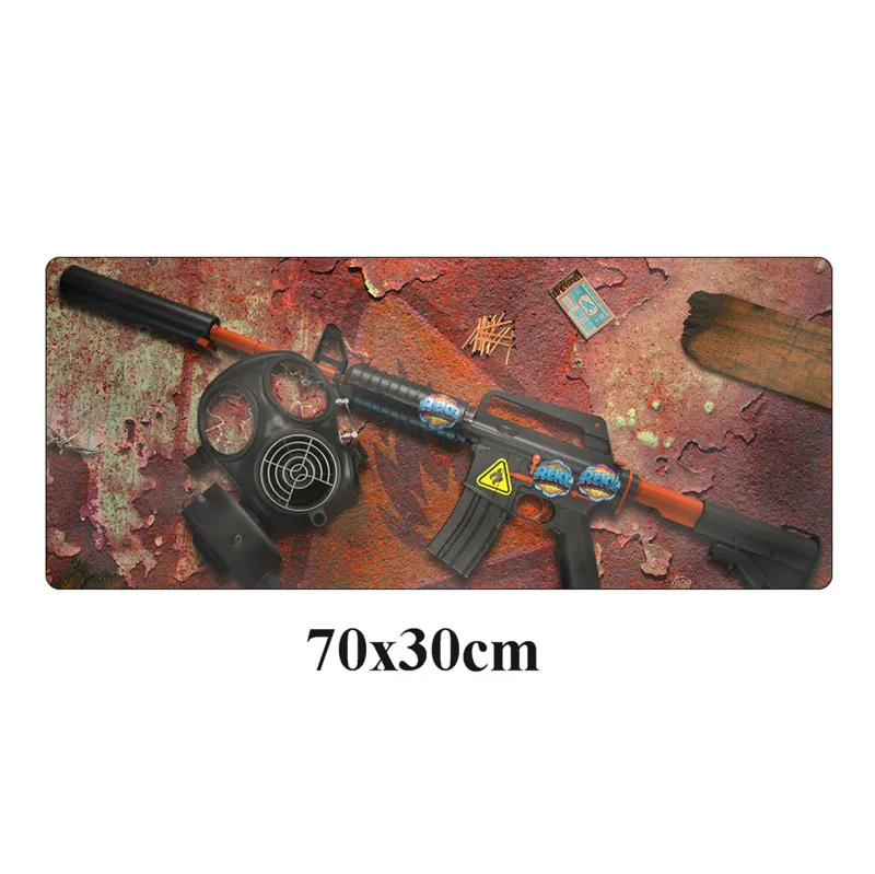 NO.7 Большой игровой коврик для мыши 70x30 см CS GO, игровой коврик для мыши, противоскользящий фиксирующий край, коврик для клавиатуры, компьютерный коврик - Цвет: NO.7