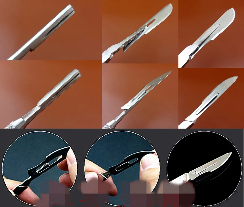 Leather Craft Replaceable Blade Multi-function Sculpture Engraving Carving Knife Cutter Tool Set - Edger Creaser Groover Skiver | Дом и сад