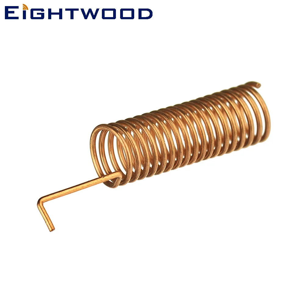 Eightwood 10 шт. 433 МГц медная пружина DIY модуль Встроенный PCB паяльная спиральная - Фото №1