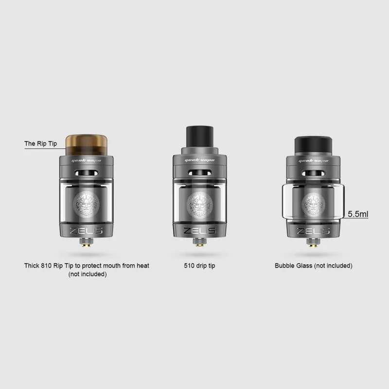 Оригинальная электронная сигарета Geekvape Zeus Dual RTA Tank 4 мл атомайзер с поддержкой