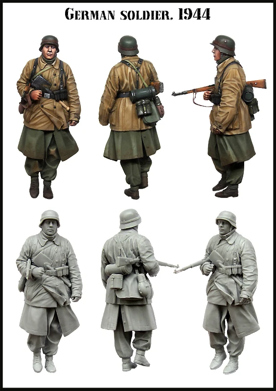 1/35 модельная фигурка из смолы Kit немецкая паяльная Коллекция Второй мировой