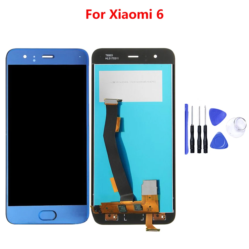 ЖК-дисплей с сенсорным экраном и рамкой в сборе для Xiaomi Mi 6 Mi6 5 15 дюйма | Мобильные