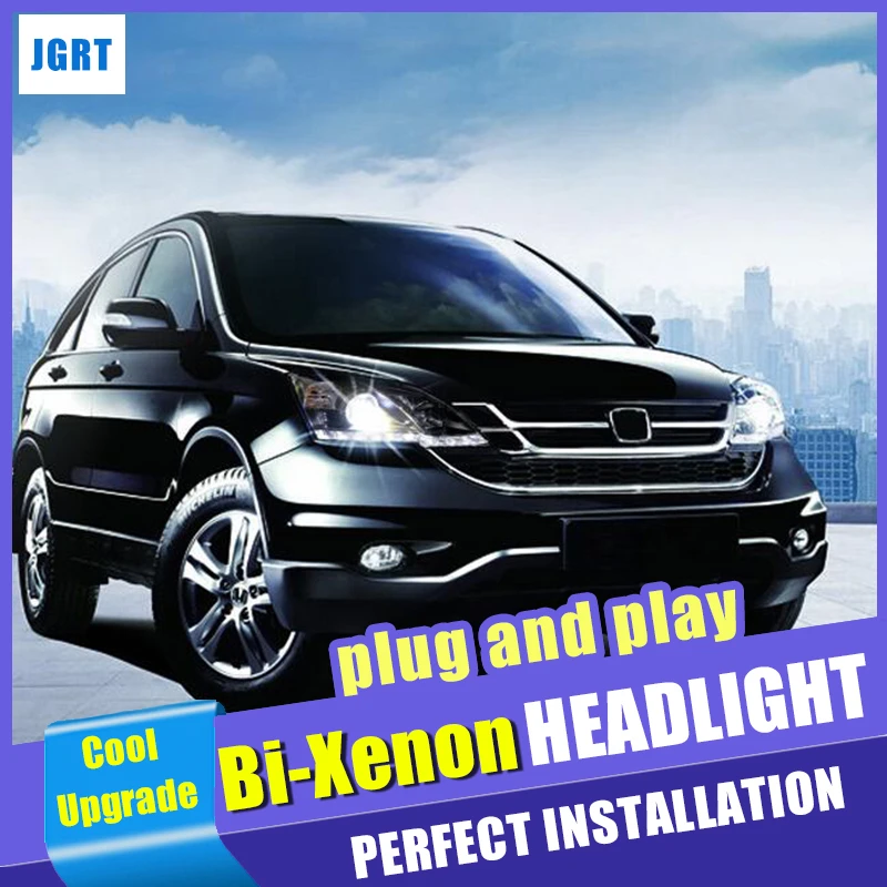 Автомобильный Стайлинг для Honda CR-V светодиодная фара 2007-2011 CRV LED DRL Bi-Xenon Head