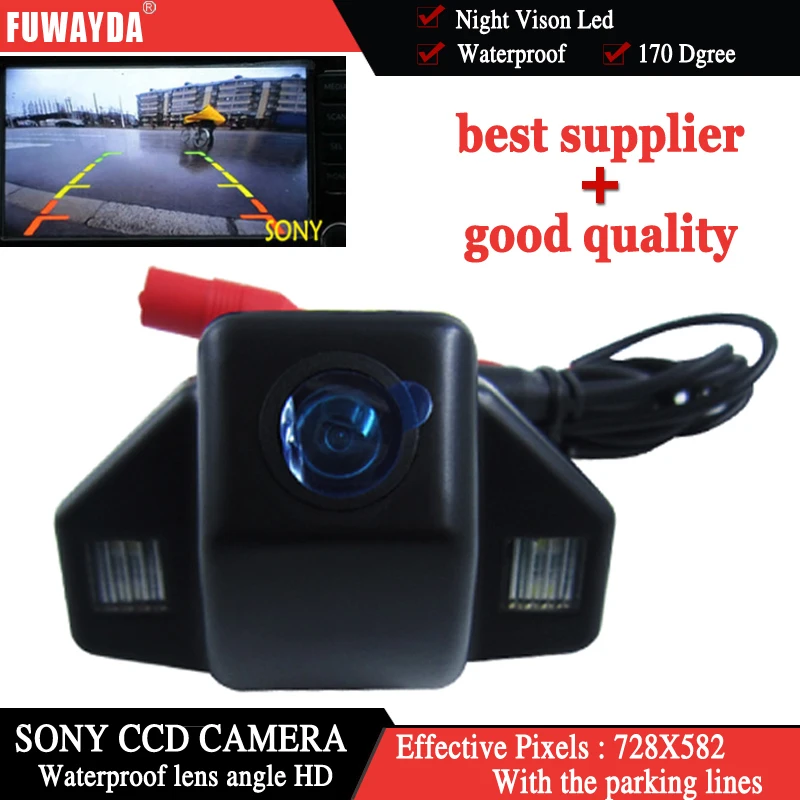 Парковочная камера заднего вида FUWAYDA для Honda Fit Hatchback 08/11 Odyssey 08 13 CRV HD|night vision reverse