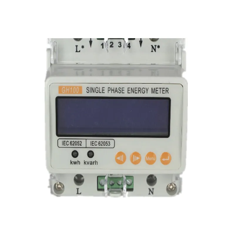 Горячая Распродажа однофазные измерители энергии на Din-рейку 220 В 50 Гц измеритель