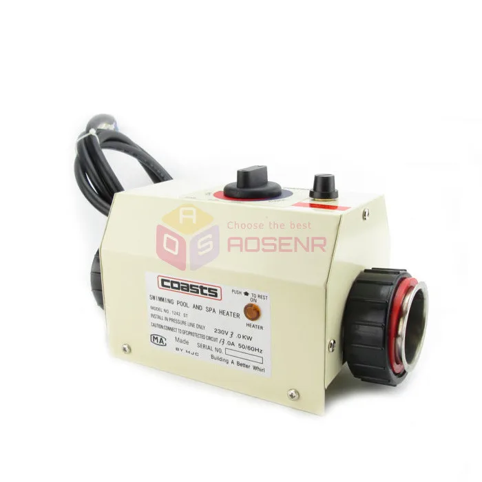 Электрический водонагреватель 220 В 3 кВт термостат для бассейна ванны спа массажа