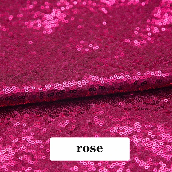 Rose Ширина 130 см* 5 м/лот Блестки 3 мм Диаметр сетка ткань Блестки сделать Украшенные платья Одежда украшения DIY ручной работы материал - Цвет: Rose
