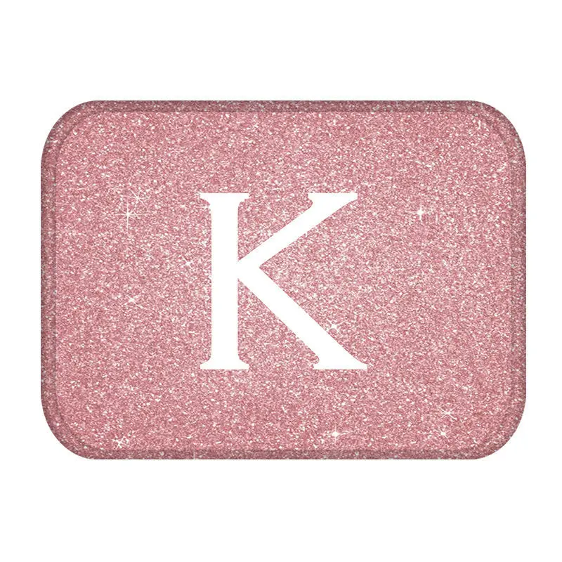 2DD-48252-011 Розовый Противоскользящий коврик с надписью для кухонной и входной двери, коврик из замши и бархата, резиновый коврик, цветные домашние коврики, коврик 48252 - Цвет: 2DD-48252-011