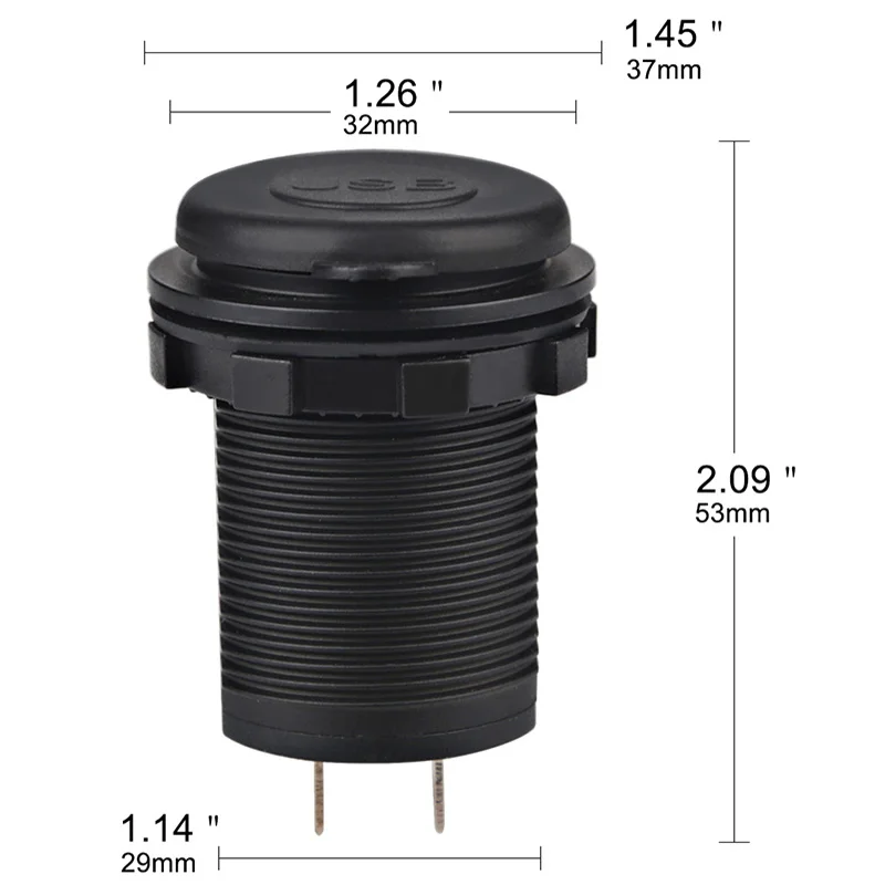 USB-зарядное устройство для мотоцикла с двумя USB-портами | Автомобили и мотоциклы