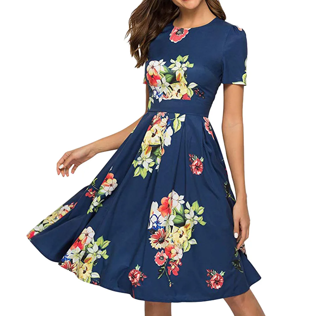 Женское летнее платье 2019 товар для дропшиппинга Boho плюс размер леди пляжное Sundrss