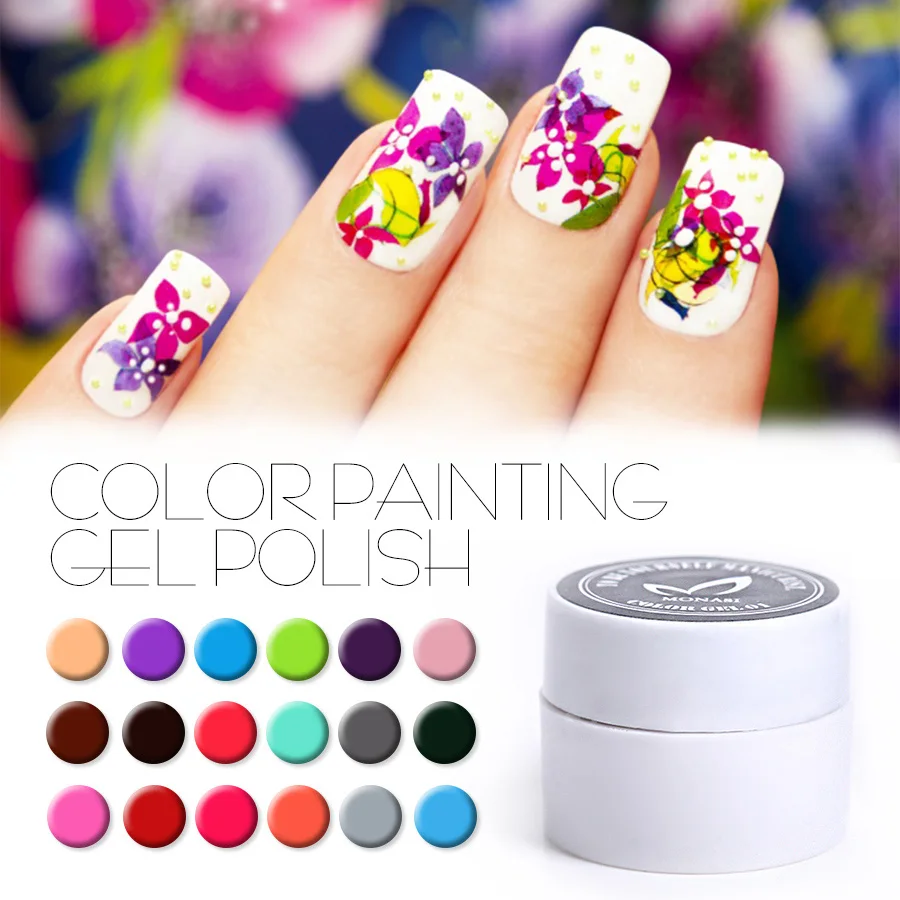 Китайский завод Сделай Сам 36 цветов s нарисованный Гель лак для живописи белый
