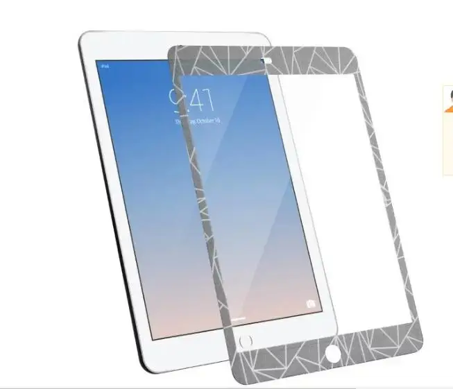 Для Apple, iPad 9,7 A1822 A1823 A1893 Взрывозащищенная пленка из закаленного стекла для планшета, ПК, защитная цветная крышка для экрана