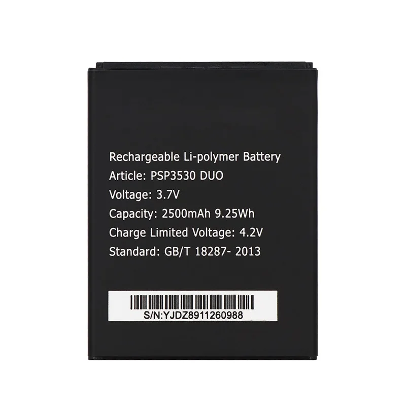 Сменный аккумулятор PSP 2500 3530 мАч для Prestigio Muze D3 E3 F3 DUO 3531 3532 A7 7530 DUO|Аккумуляторы