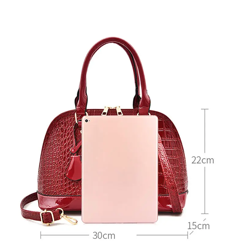Модная женская сумка с крокодиловым узором через плечо bolso mujer sac a main torebki damskie