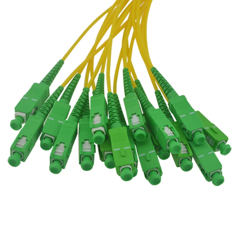 Волоконно-оптический разветвитель SC APC 1x16 PLC одномодовый с разъемом FTTH ABS