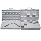 Пустая коробка для хранения AideTek SMT, ящик для инструментов, отсеки для каждого ящика с крышкой SMD BOXALL144 + BOXALL48, ящик для хранения бусин