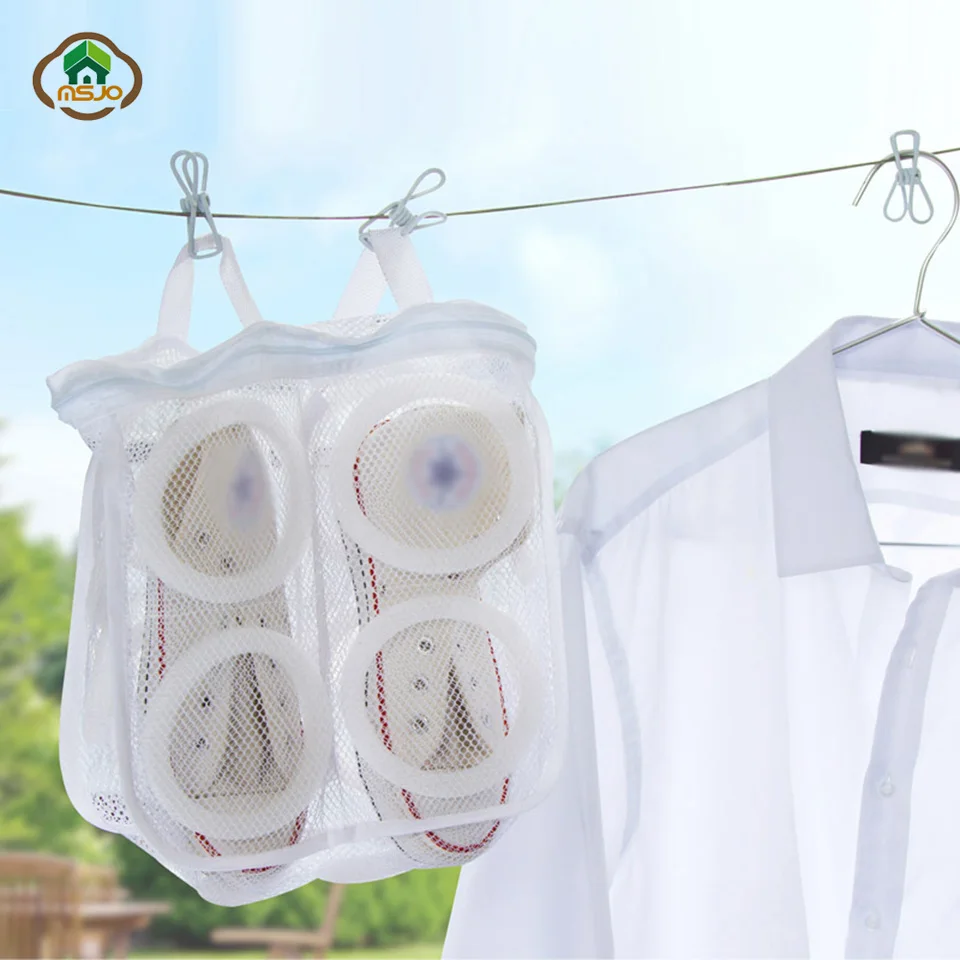 Мешки для стирки Msjo сумка органайзер обуви сетчатая подвесная сухая хранения