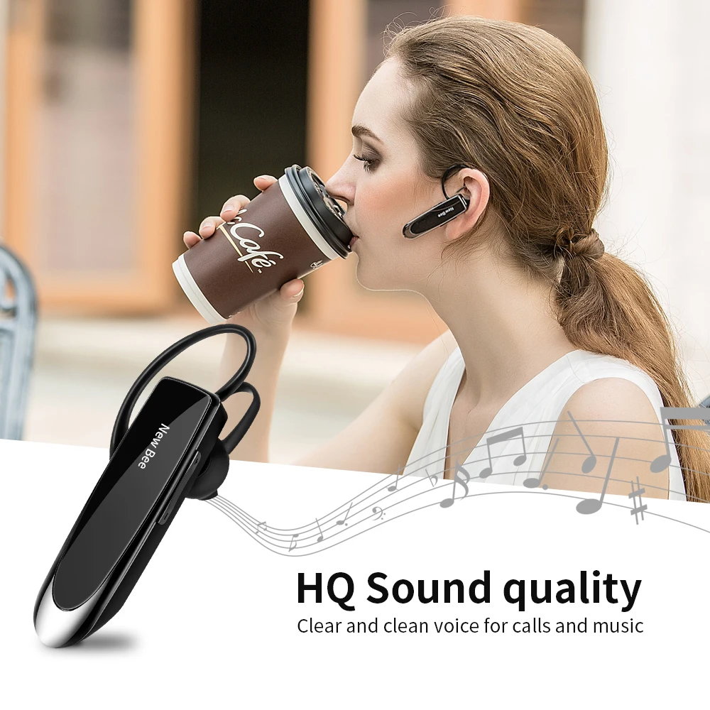 Новинка Bee bluetooth-гарнитура наушники Hands-free наушники мини беспроводные гарнитуры наушник для iPhone xiaomi