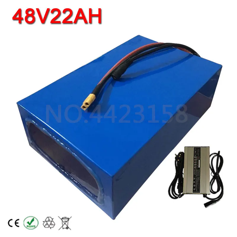 Бесплатный Таможенный налог 48V 1500W 2000W батарея 22AH Электрический велосипед литий