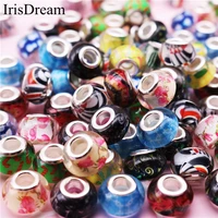 50 pcs lot plastic resin big hole spacer beads charms for diy jewelry making fit women pandora bracelet bangle chain necklace