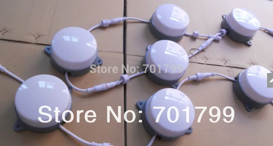 WS2821A светодиодный пиксельный модуль 120 мм Диаметр молочного покрытия DC24V вход 24 шт
