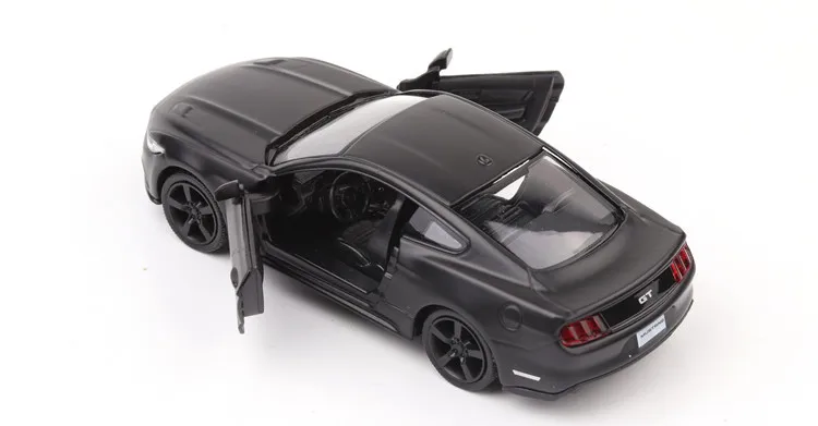 1:36 Масштаб высокая имитация сплава Модель автомобиля, матовый ford mustang оттягивать назад ретро автомобиль игрушка, 2 открытая дверная игрушка автомобиль