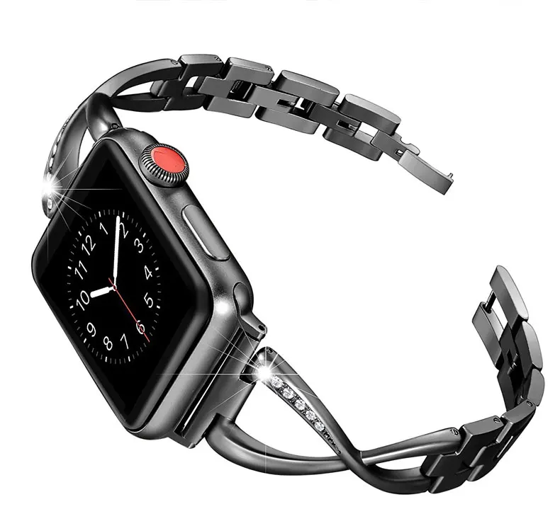 Новый браслет из нержавеющей стали для apple watch ремешок 42 мм/38 мм iwatch серии 3/2/1