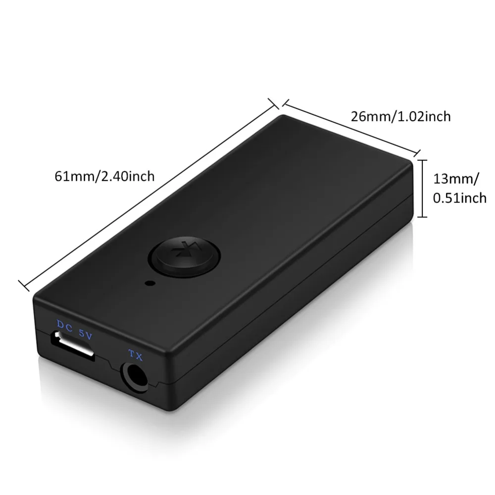 YKSO передатчик Bluetooth Беспроводной стерео аудио TX8 адаптер RCA 3 5 мм для ТВ наушников