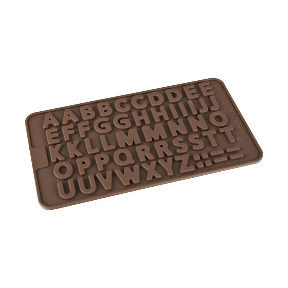 Алфавит с надписью мыла льда Cube для шоколада конфет силиконовая форма украшения