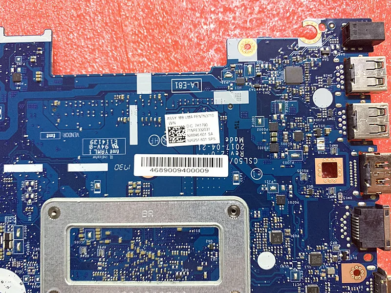 Для hp 15-BS 250 G6 258 G6 Материнская плата ноутбука 926251-601 CSL50 CSL52 LA-E811P N3710 полностью протестирована