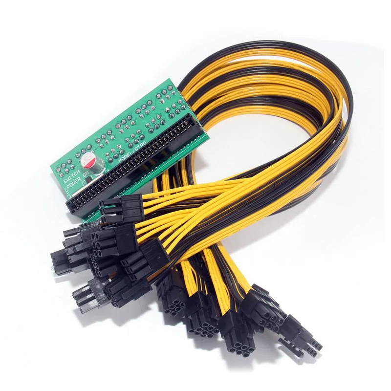 DPS 1200FB/QB A Блок питания Breakout Board + 10 кабель 6 pin для добычи эфириума LSMK99| |