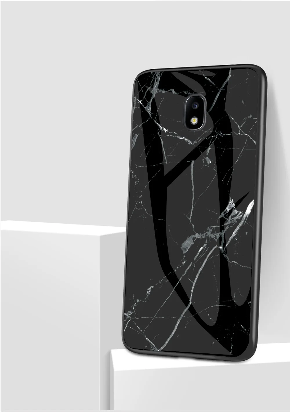 Для samsung Galaxy J3, J5, J7 года ЕС чехол мрамор зерна жесткий закаленное стекло защитный чехол на заднюю панель для samsung j330 j530 j730