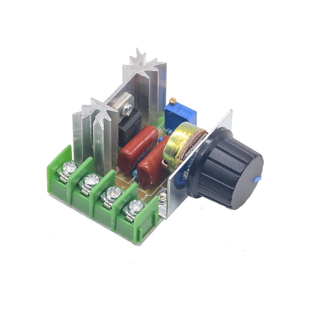 AC 220V 2000W SCR регулятор напряжения диммеры Диммеры Регулятор скорости двигателя