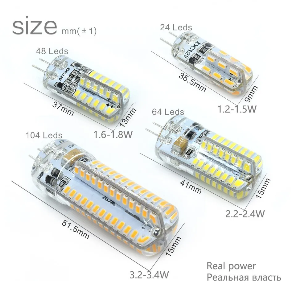 LKLTFX Светодиодная лампа SMD 2835 3014 LED G4 G9 3 Вт 2 1 5 DC12V AC220V 360 градусов замена галогенная