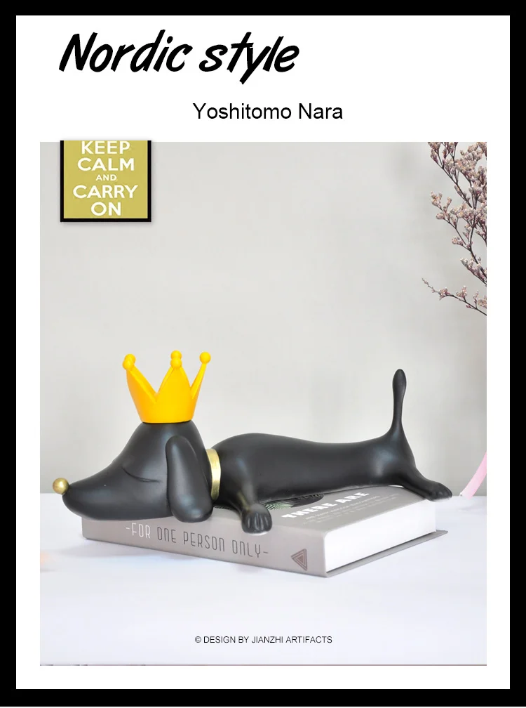 Yoshitomo Nara dog sculpture art Family decoration statue and sculptures Home office interior decoration art wedding gifts