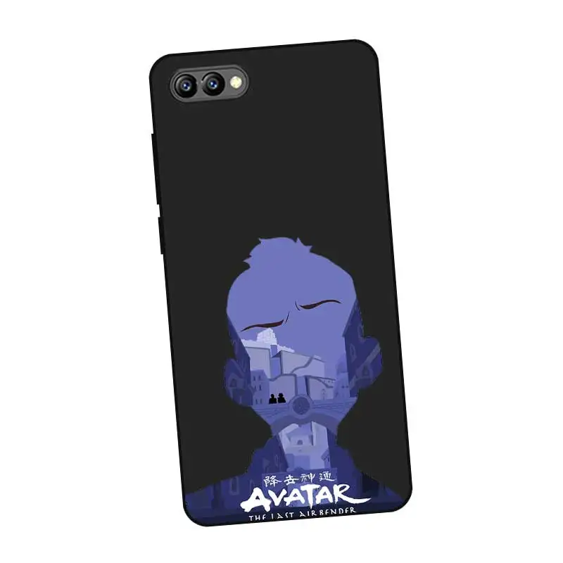 N256 Аватара Аанга Черный силиконовый чехол Обложка для huawei Honor 8C 8X9 10 20i V10 V20 Note10 Max