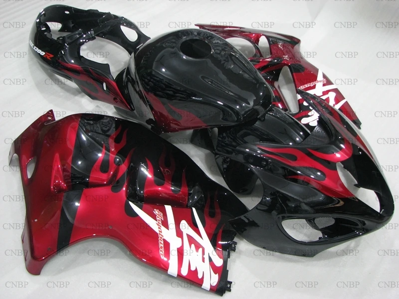 GSX R1300 1997 2007 Обтекатели из АБС пластика Gsx 1300R 01 02 обтекатели GSXR 1300 2001 с черной и