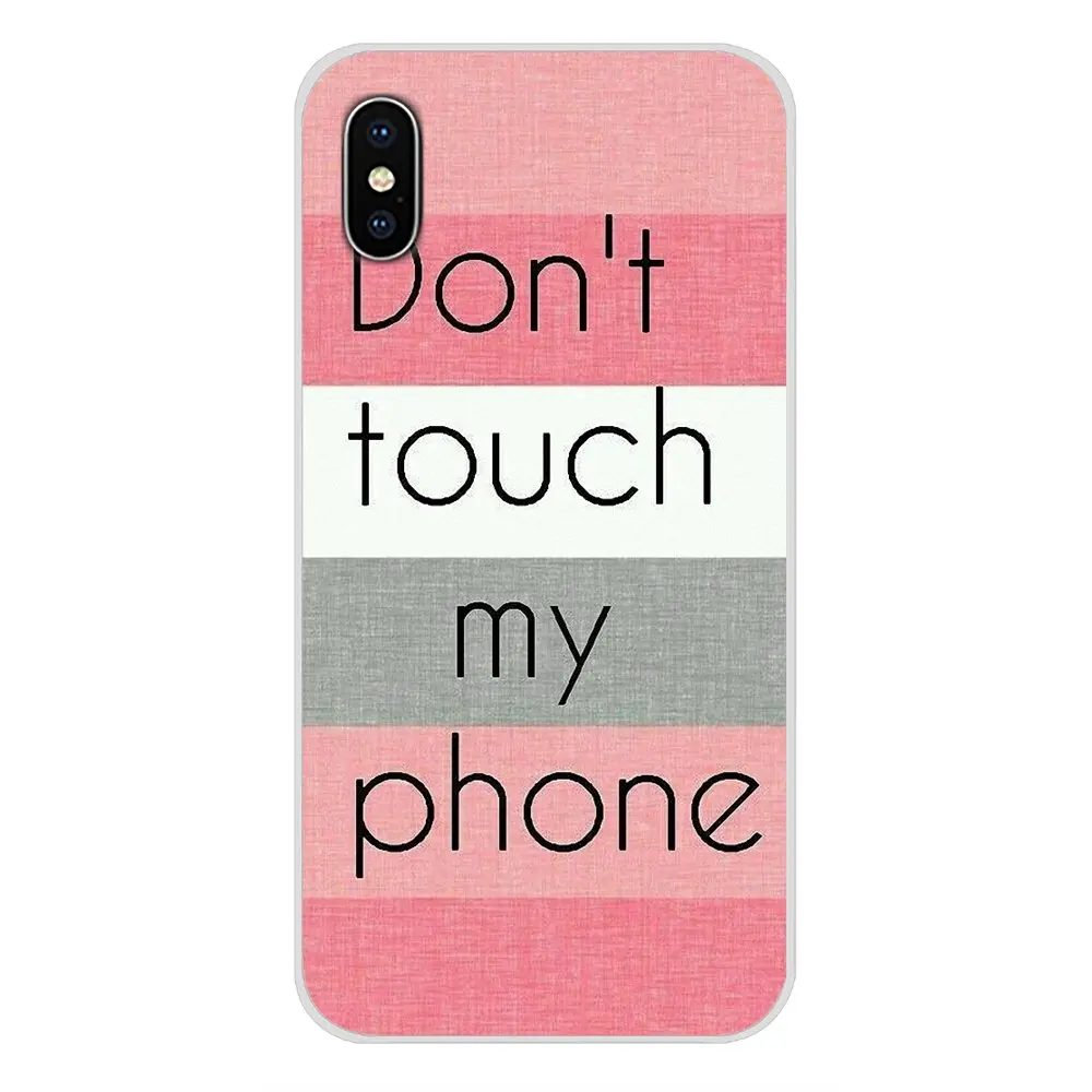 Прозрачный чехол из ТПУ для Samsung Galaxy J1 J2 J3 J4 J5 J6 J7 J8 Plus 2018 Prime 2015 2016 2017 Don TOUCH MY PHONE