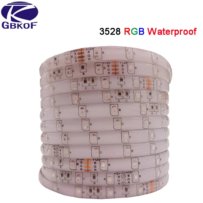 LED Strip 5050 3528 DC12V strip flexible light nonwaterproof 60 led/m RGB RGB/white/warm white/red/green/blue | Освещение