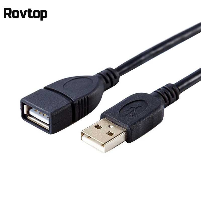 Rovtop USB 2 0 Удлинительный кабель папа Женский USB2.0 для зарядки и передачи данных