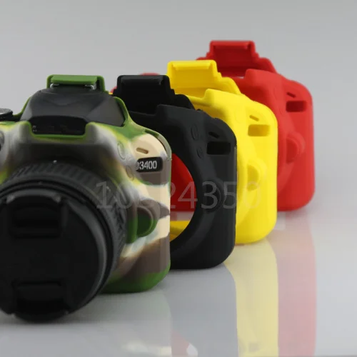 Красивый мягкий силиконовый чехол для камеры Nikon D3400 |